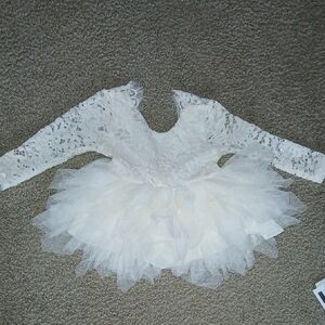 White Lace Infant Dress